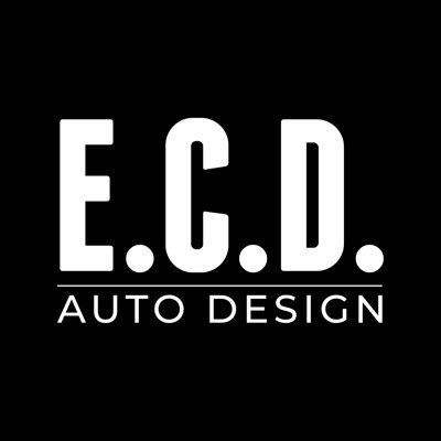 ECD 오토모티브 디자인 로고